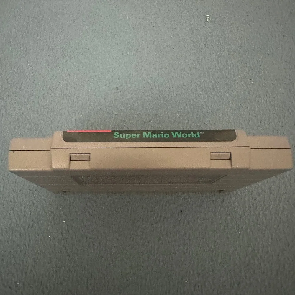Super Mario World Nintendo SNES Game Cartridge SNS-MW-USA Authentic Retro Video